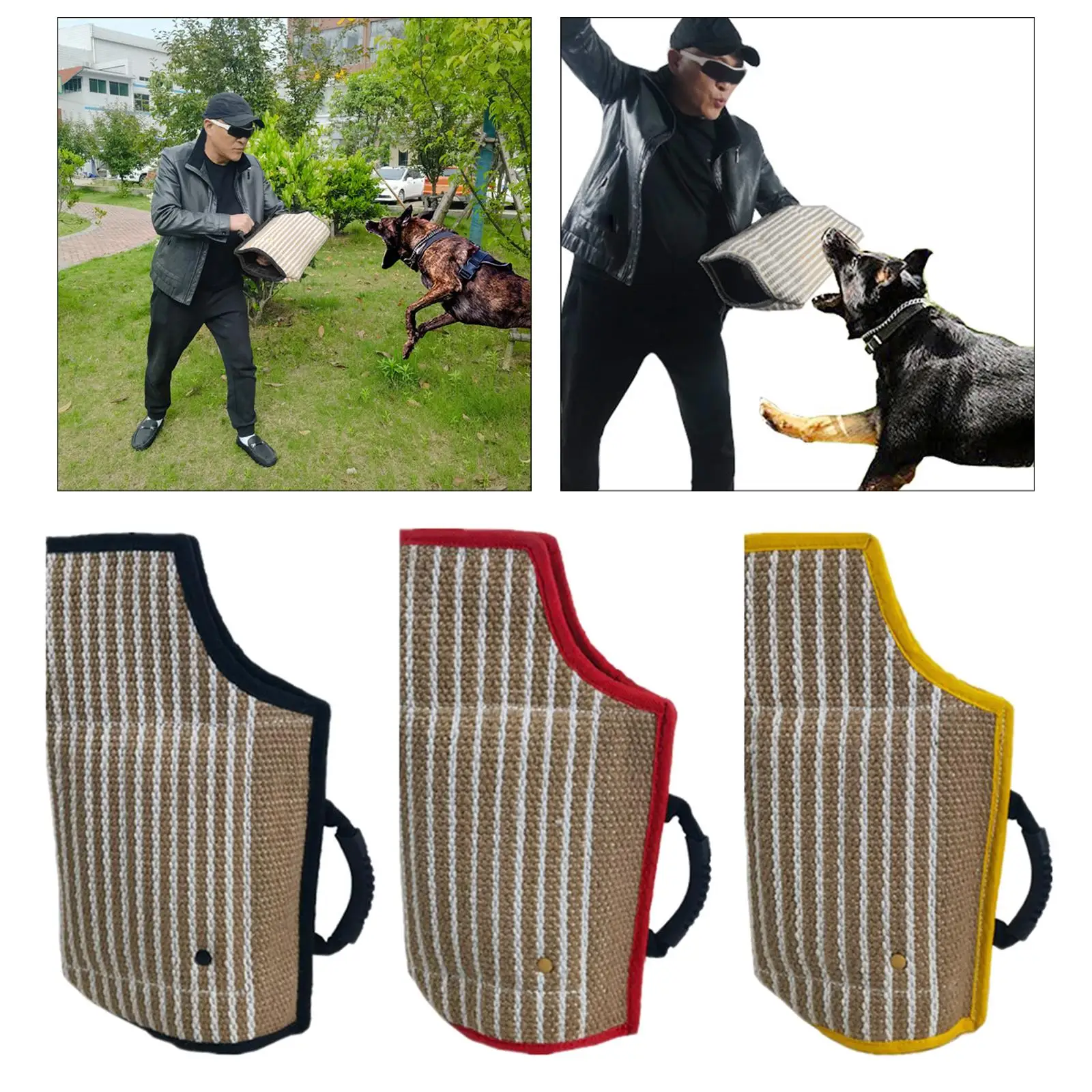 Jute Dog Bite Arm Sleeve German for Training Schutzhund Playing Tug