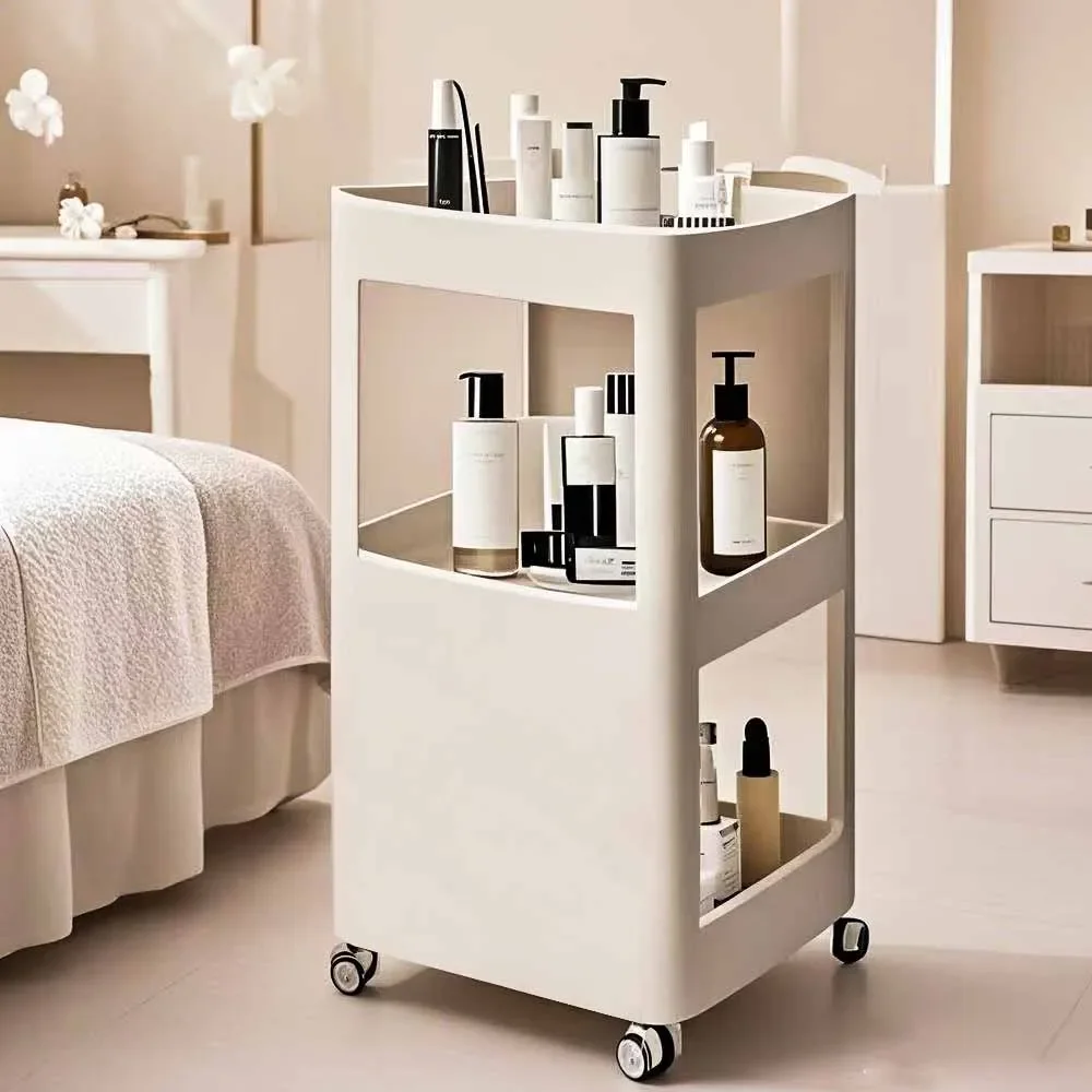 

Rolling Cart With Wheels Beauty Trolley Organizer Storage Salon Iron Portable Aesthetic Auxiliary Muebles Para Spa Spa Furniture