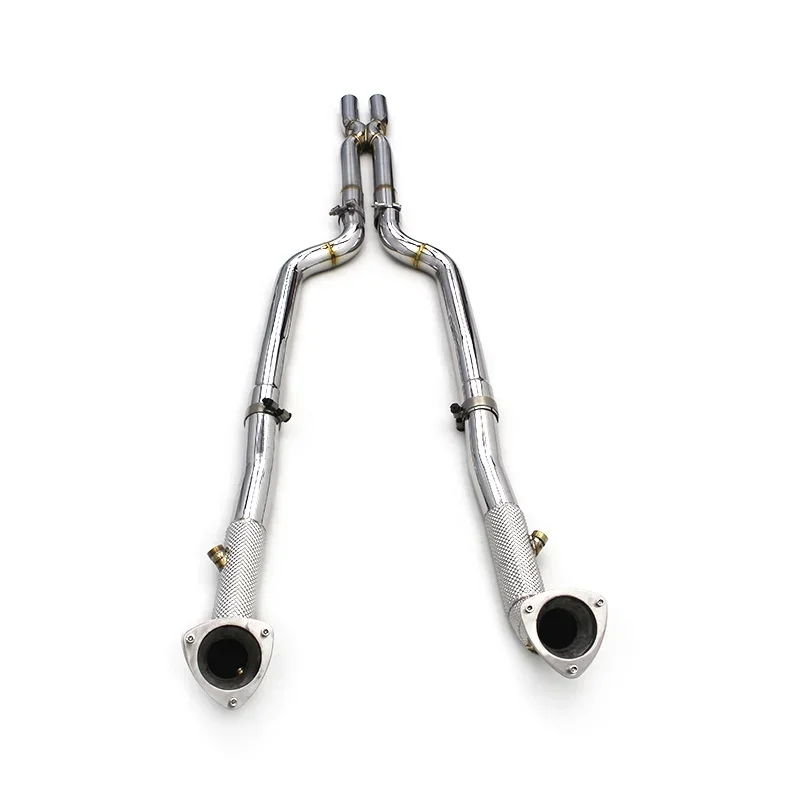 Exhaust Pipe with Catalyst for Maserati, High Flow, Main Section, Branch and Downpipe, GT 4.2, 4.7