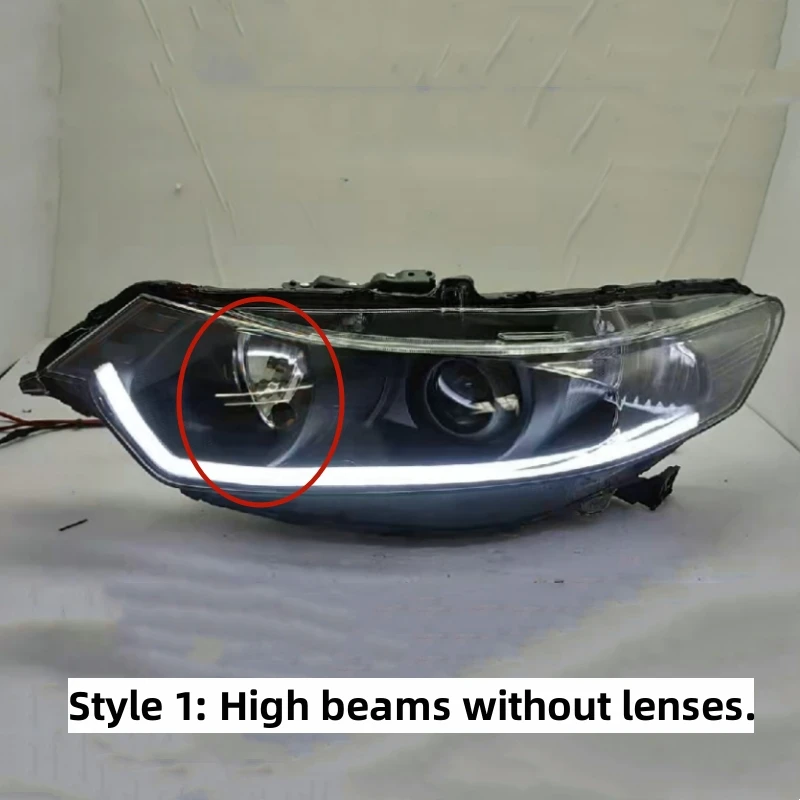 Led Lens Headlights Assembly for Honda Spirior Accord CU2 Acura TSX 2009-2014 Modified Daytime Running Light Head Lamp