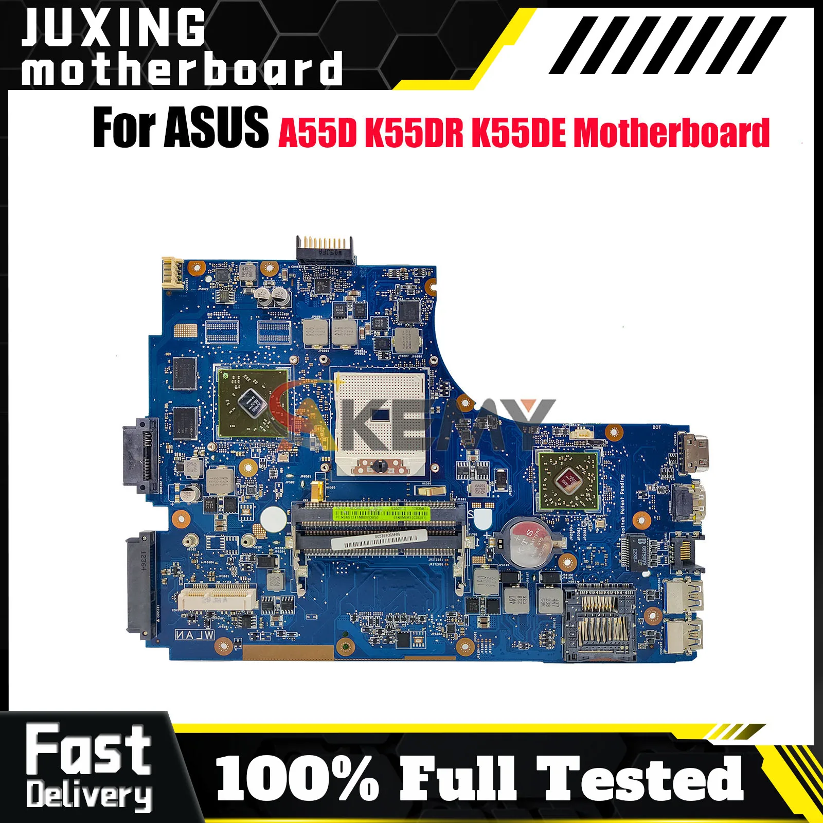 

Материнская плата для ноутбука K55DR для ASUS K55DE K55DR A55D K55D, материнская плата для ноутбука Цей товар в наличии, 100% тестирование, ОК, быстрая доставка