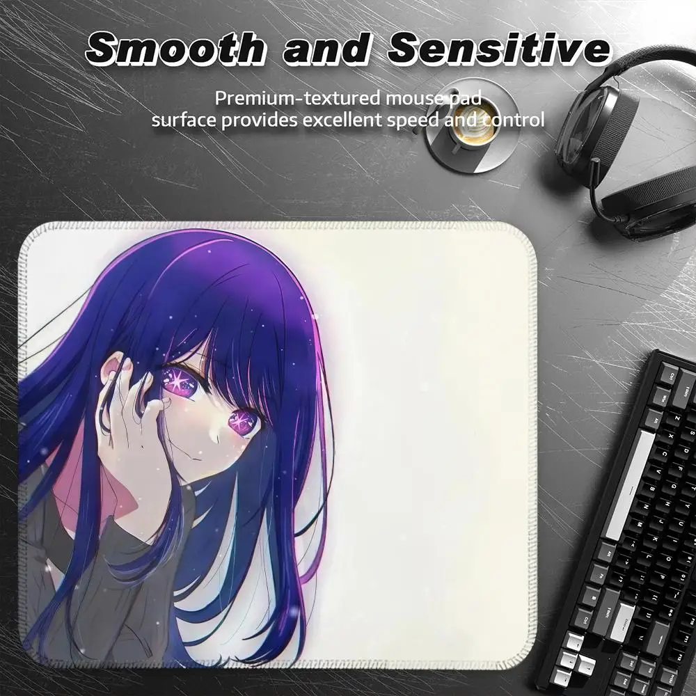 

ATOM AT1636 Photovoltaic Glass Mouse Pad Small Desk Pad Desktop Computer Keyboard Wireless Mouse Boy Gift For Play Games Coaster