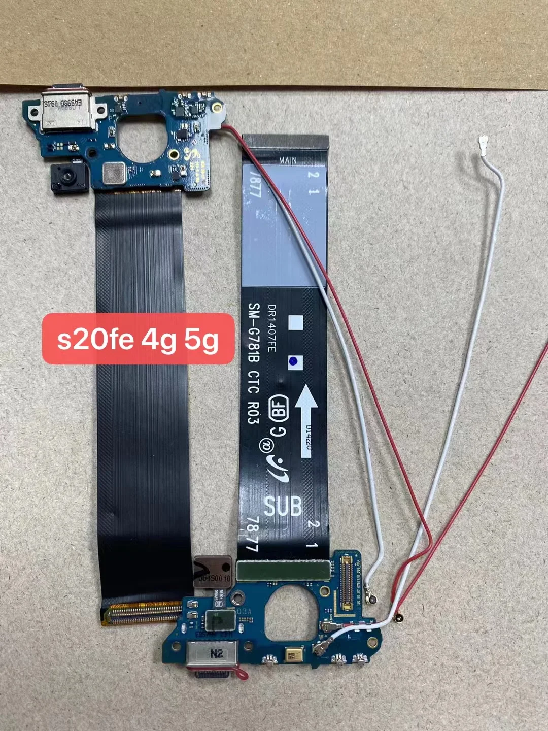 

Charging Flex S20 Fe 4G G780 For Samsung Galaxy S20 FE 5G SM-G781B USB Charge Port Jack Dock Connector Charging Board Flex Cable