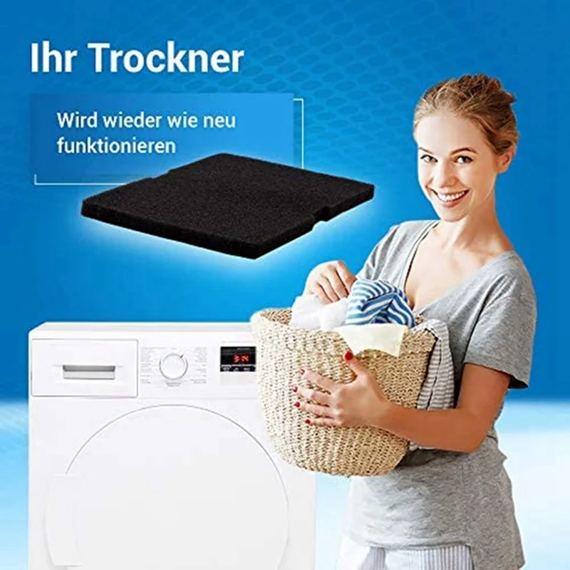 10 قطعة فلتر مجفف لاستبدال المجفف لبيكو 2964840100 ، فلتر زغب للمجفف Beko De8635rx Ds7512pa Tumble Drye