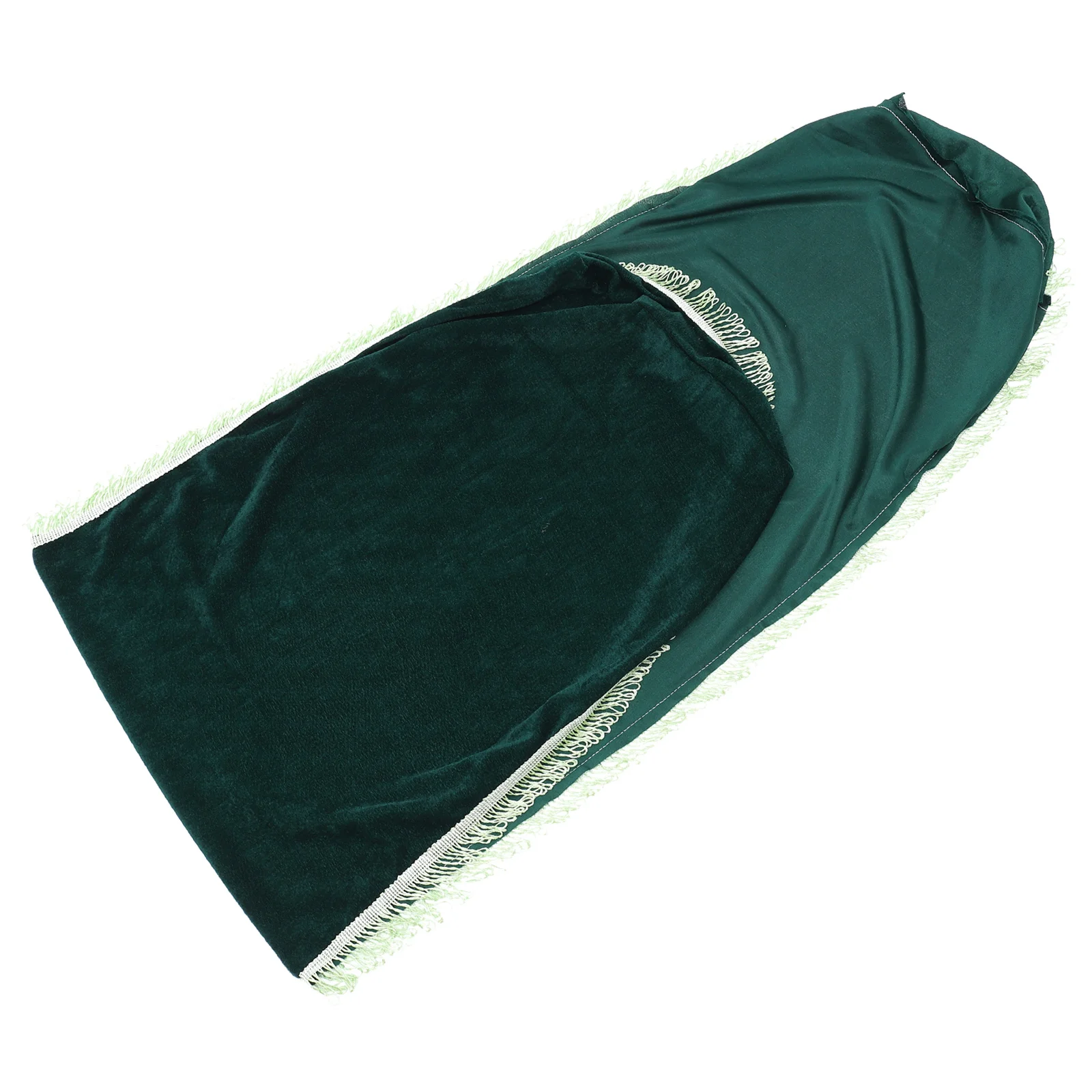 

Dustproof Guzheng Velvet Dark Green Protective Instrument Decor Tassel Cover For Guzheng Foldable Storage Tassel Cover