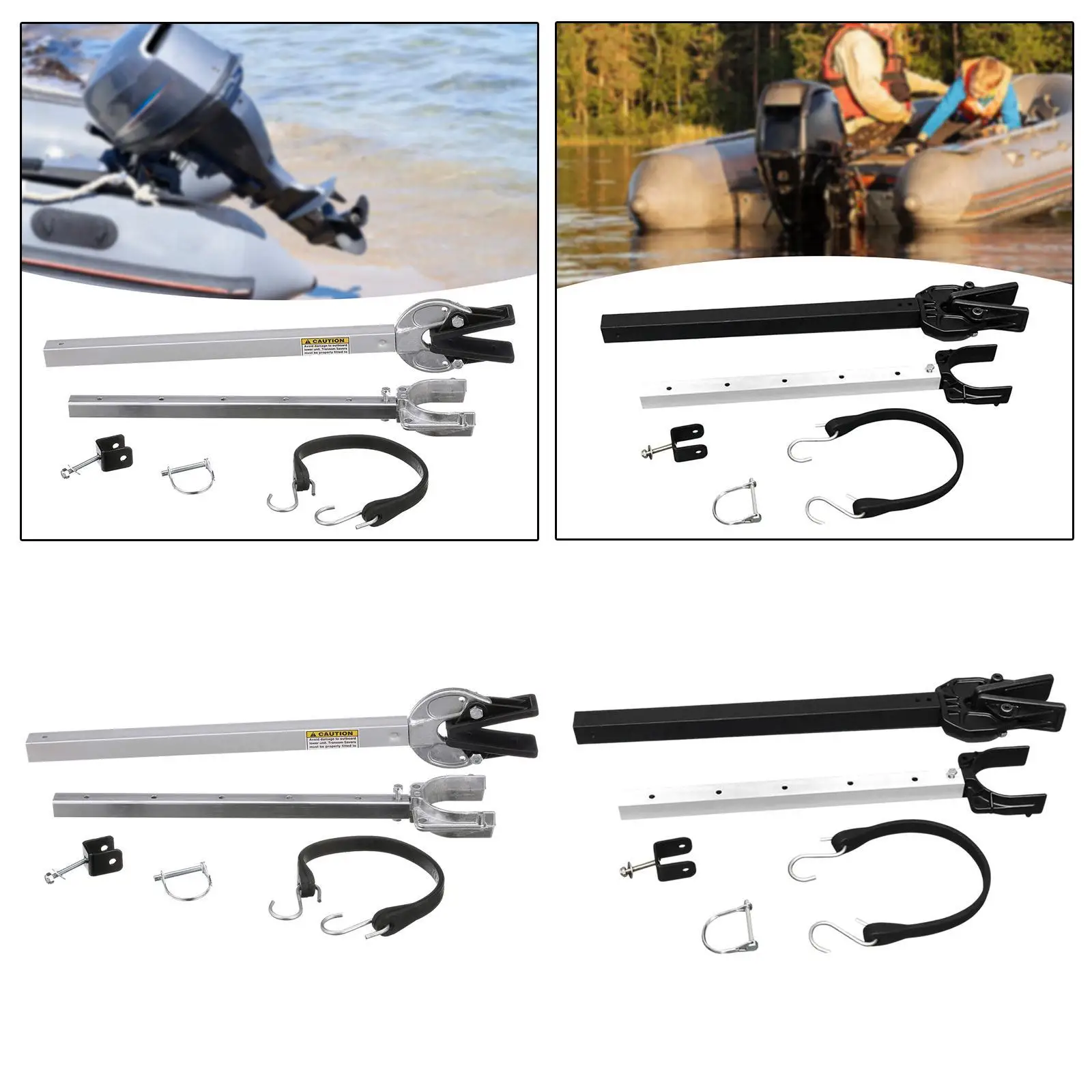 Boat Adjustable Transom Saver High Performance Steel with Composite Head