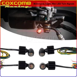 10*15mm Mini LED Turn Signal Light 3 in 1 Tiny Tail Brake Light Front Daytime Running Light For Harley Sportster XL Dyna M5 Bolt