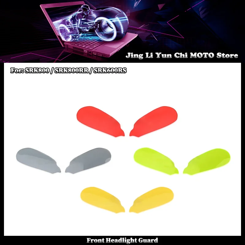 

Motorcycle Acrylic Front Headlight Guard Head Light Lens Cover Protector For QJMOTOR SRK800 SRK800RR SRK600RS