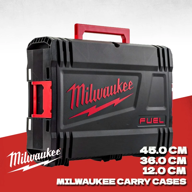 

Milwaukee M12/M18 HD Ящик для инструментов Чехол для переноски Оригинальный ящик для инструментов Ударный гайковерт 18 В Аккумуляторный ящик для хранения электроинструментов