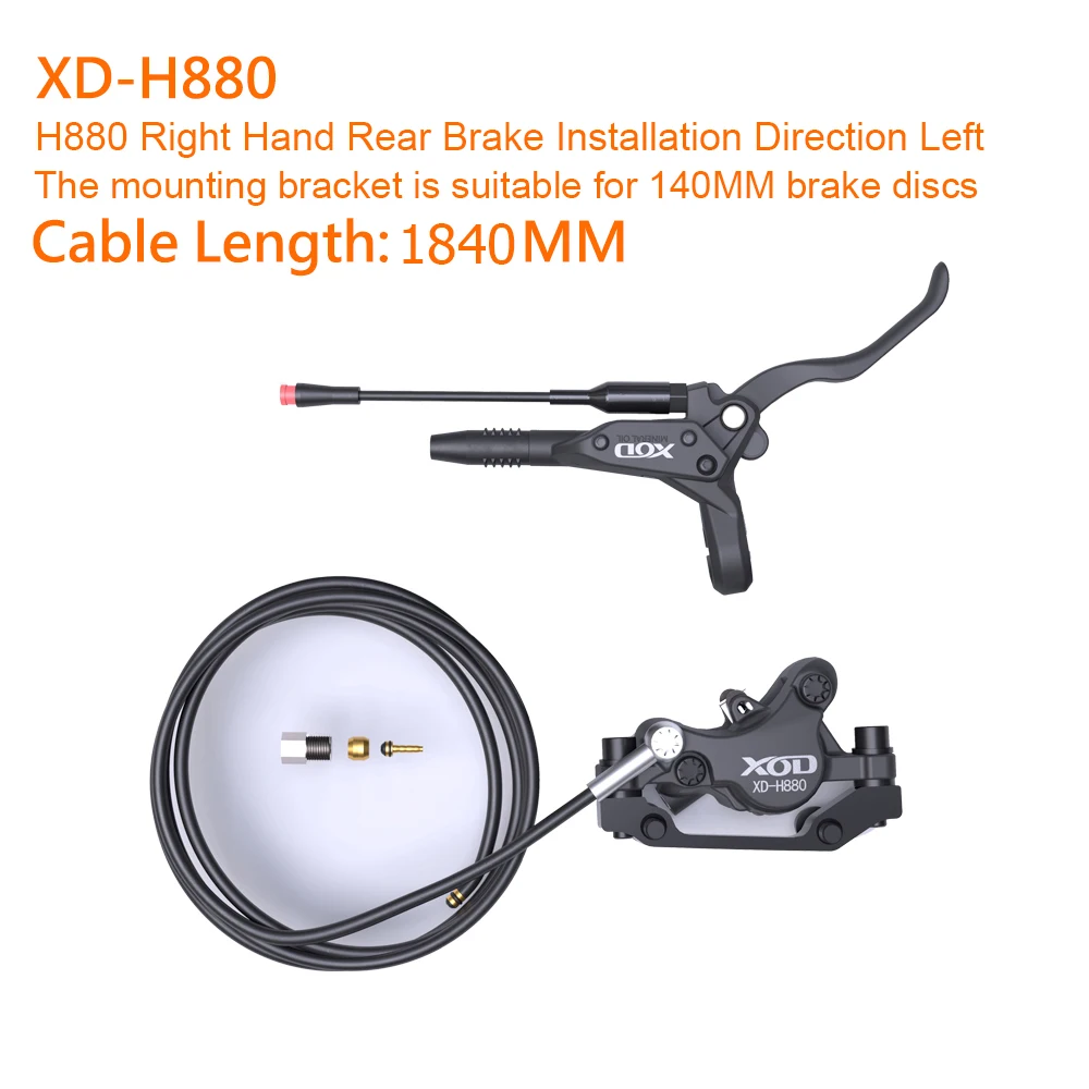 XOD H800/H880 Electric Scooter Hydraulic Disc Brake for KUKirin G2 Master G2 MAX G2 PRO2025 Electric Scooter Hydraulic oil Brak image 3