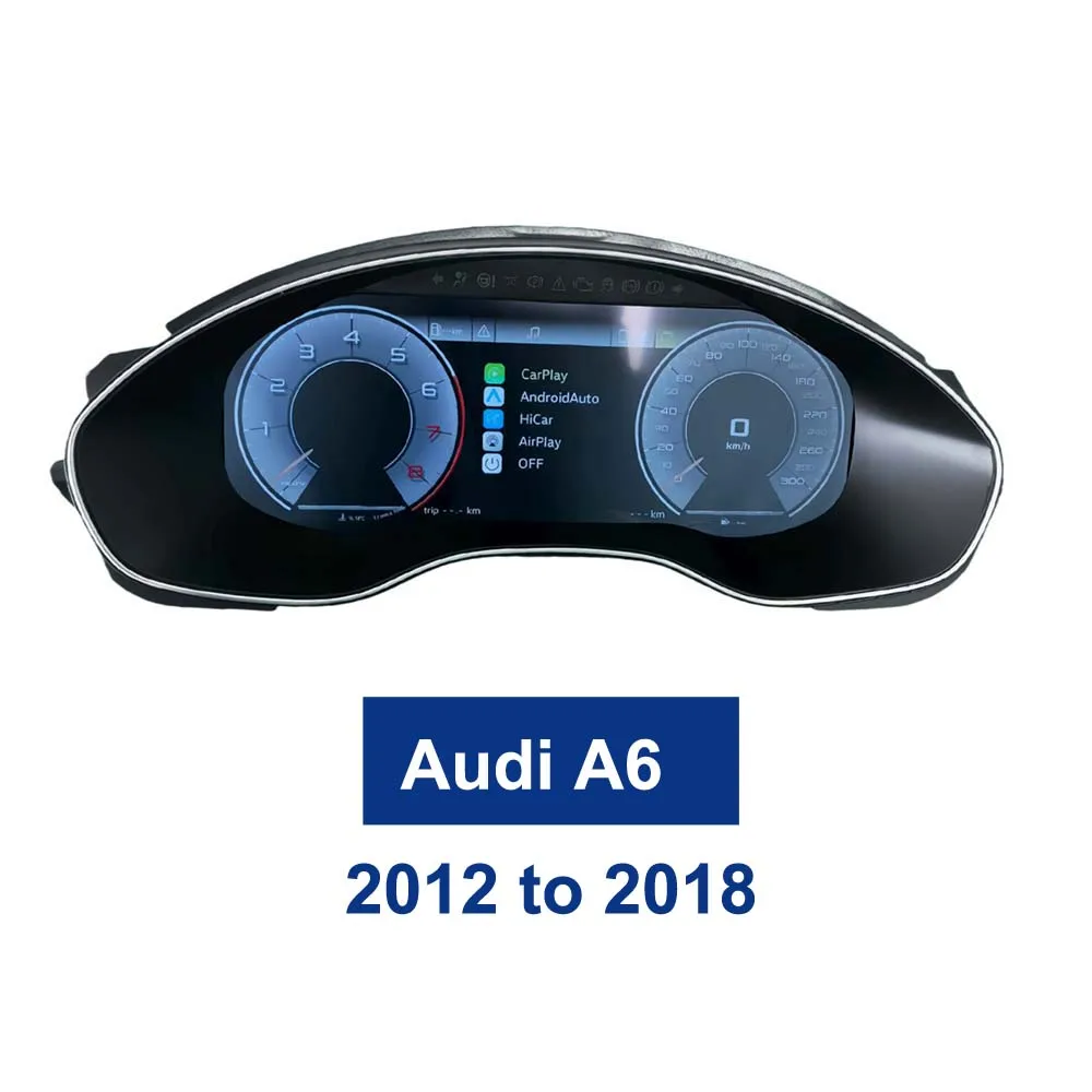 

Цифровой приборный кластер, ЖК-дисплей, приборная панель, спидометр, виртуальный дисплей для Audi A6 C7 2012-2018 лет