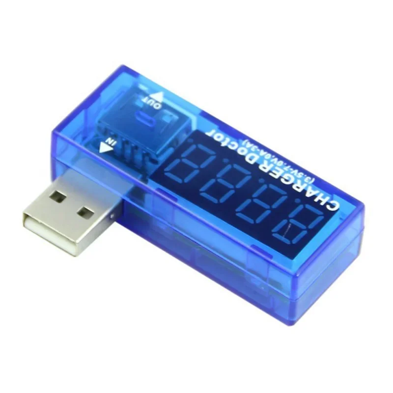 Digital USB Mobile Power charging current voltage Tester Meter Mini USB charger doctor voltmeter ammeter LED display