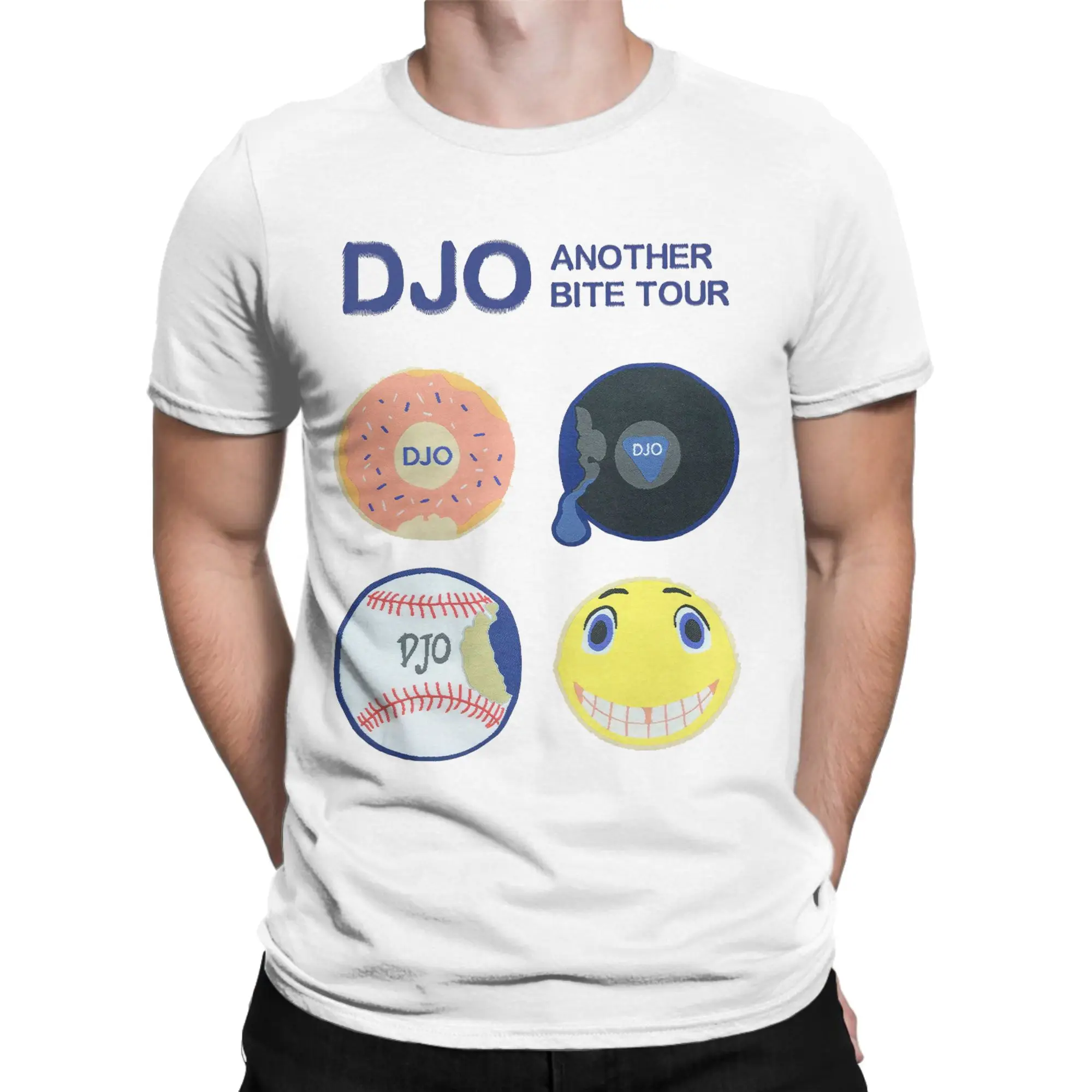 Harajuku T Shirt Summer Djo Apple  Hipster T Shirts  Pure Cotton Tshirt for Men Y2K Casual Hot Sale Short Sleeve Clothing