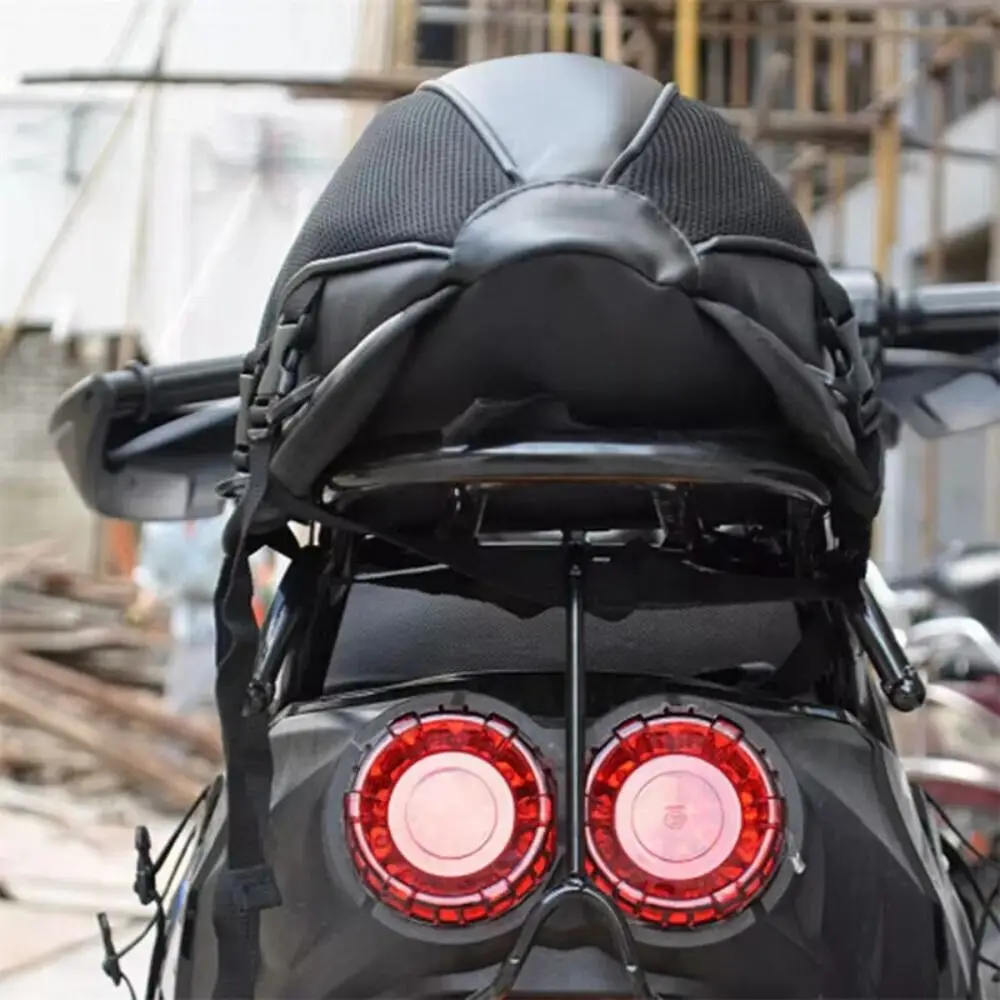 

Waterproof Motorcycle Tail Bag Wear Resistant Practical Rear Seat Strap Bag Pocket Anti-slip Suspended Motorcycle Back Bag