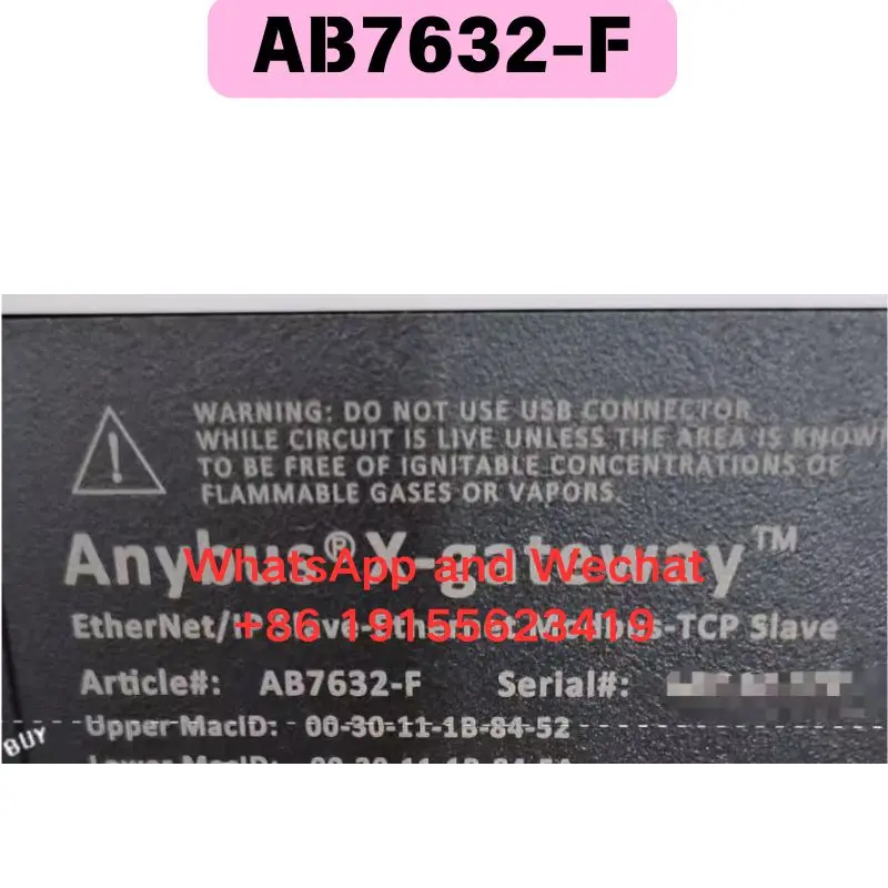 Brand new original  AB7632-F Gateway module Functional test OK Fast delivery