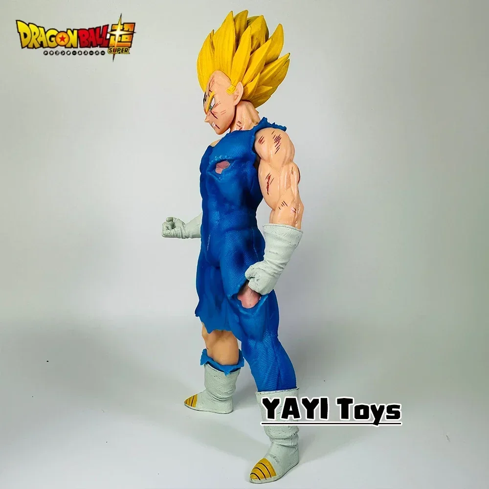20cm Dragon Ball อะนิเมะ Vegeta GK ตัวเลขการกระทํา Battle Damage PVC Collection เครื่องประดับเดสก์ท็อปตกแต่ง