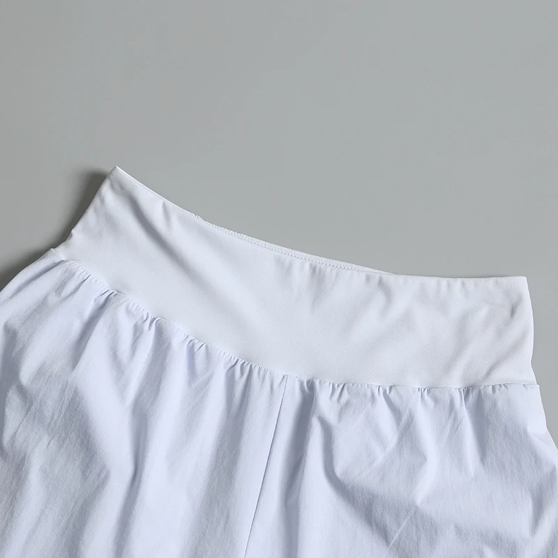 Hoch taillierte Sportshorts für Damen im Sommer, neue lockere Anti-Expositions-Lauf-Trainings-Trainingshose, schnell trocknend, atmungsaktiv