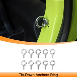 Tie-Down Anchors Ring Round Hole Screws Hook Heavy Duty Bolts Nuts for Suzuki Jimny 2019-2023 JB64 JB74 Car Interior Accessories