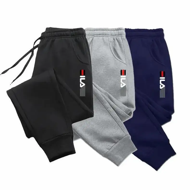 

2026 Cross-Border Letter Print Autumn/Winter Men's Sportswear Pants Fashion Men's Casual Drawstring Loose Sweatpants Slim Fi