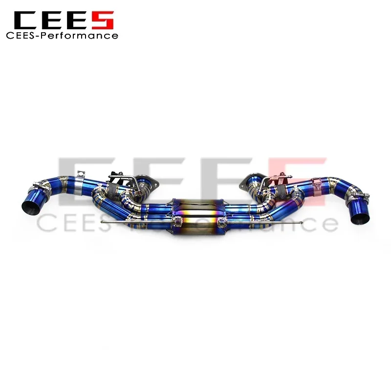 CEES High Quality Titanium Axle Exhaust Pipes Valvetronic Escape for DB11 V12 5.2L 2016-2019 Car Exhaust Valve Muffler System