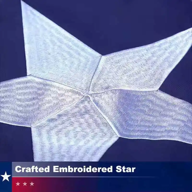American Texas Flag USA Texan Banner 3x5 Feet Oxford Nylon Embroidered Star Stitched National Flags