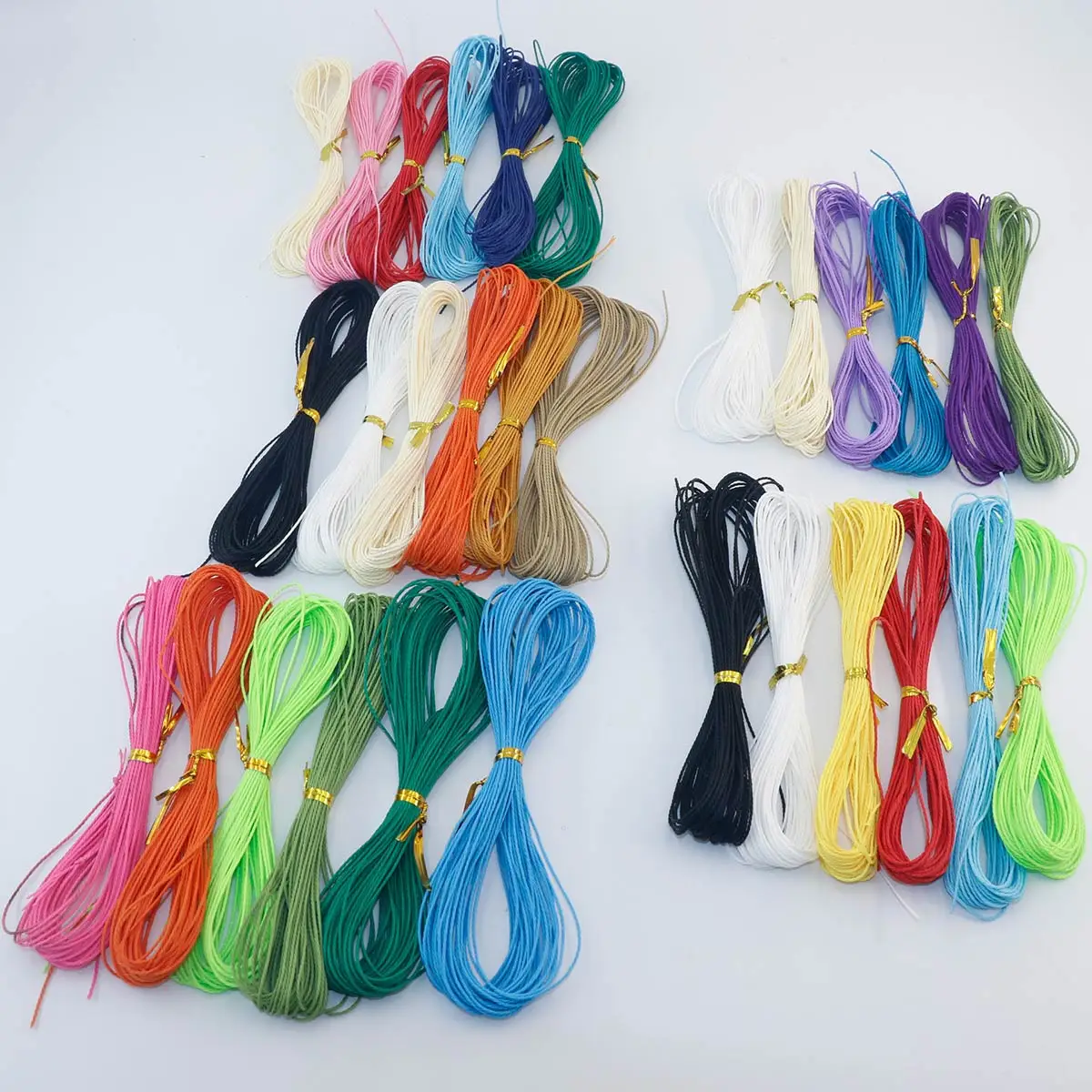 

10Mx6 Colors 1mm Thick Multicolor Wax Cord Thread String Rope Handmade Crafts Garment Tag Strap Luggage Accessories Supplies