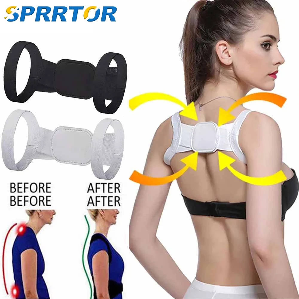 1Pcs Back Posture Corrector,Stealth Camelback Support Clavicle Support Back Straightener, for Adult Children Humpback