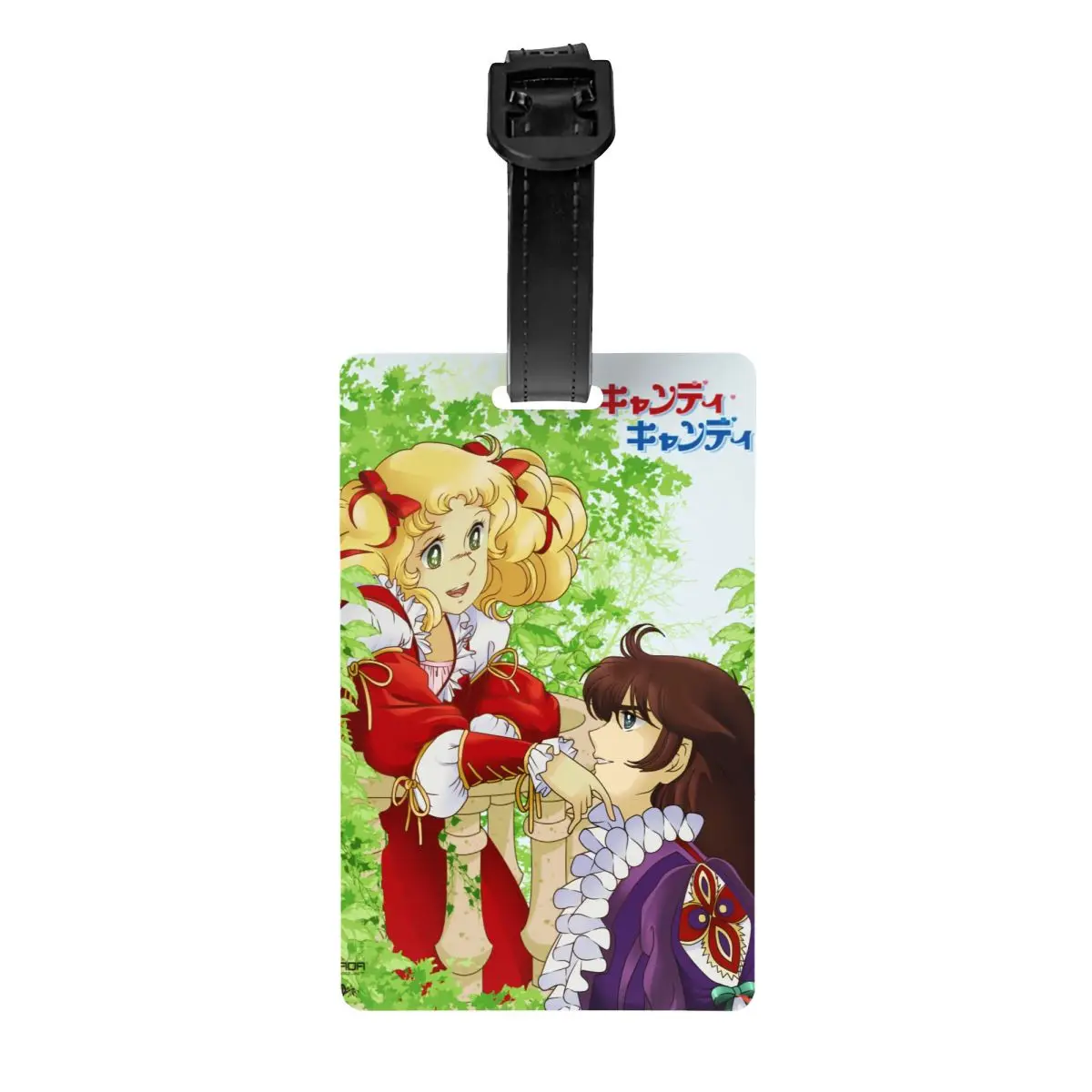 Custom Candy Candy Luggage Tags for Suitcases Funny Anime Manga Cartoon Girl Baggage Tags Privacy Cover Name ID Card