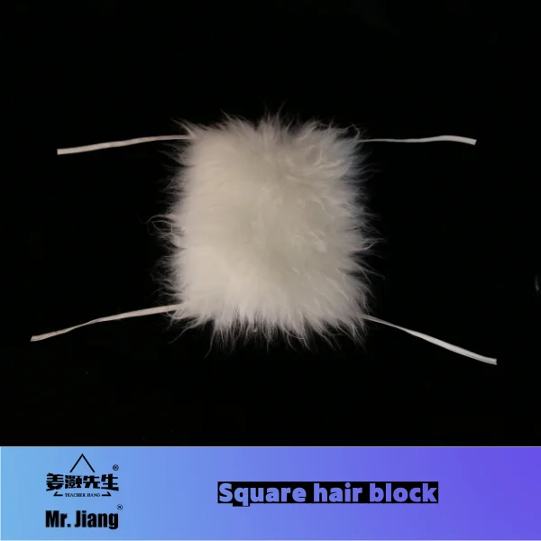 Square hair block Pack of 5 tablets