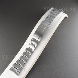 20mm Watches Watchband Solid 316L Stainless Steel Men's Bracelet Accessories Wristband For 40mm Submariner Daytona nh35 Cases