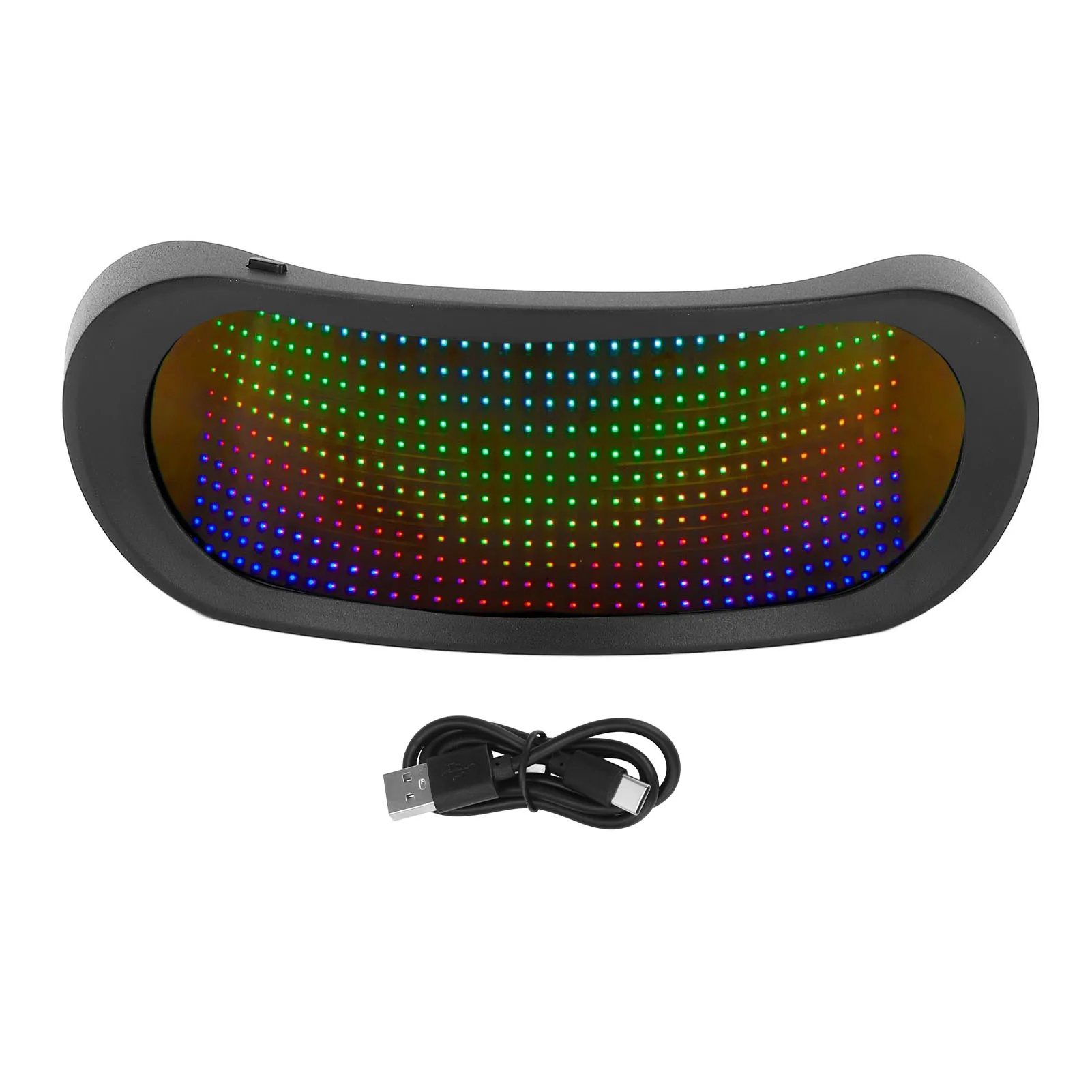 توهج نظارات LED تضيء نظارات 4 طرق فرملس 12x36 بكسل APP التحكم BT كامل اللون نظارات مضيئة LED تضيء النظارات