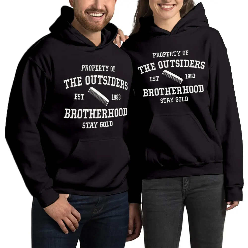 The Outsiders Unisex Hoodie Men Classics Tops Funny Graphic Long Sleeve Winter New in Hoodies Hooded Custom Many Colors Pullover