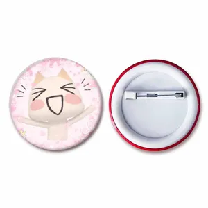 Kawaii Toro Inoue Lencana Kucing Tokoh Permainan Anime Lucu Pin Kancing Lembut Kartun Buatan Tangan Bros Bulat Tas Topi Dekorasi Perhiasan 8 angka toro inoue penjualan terbaik - №