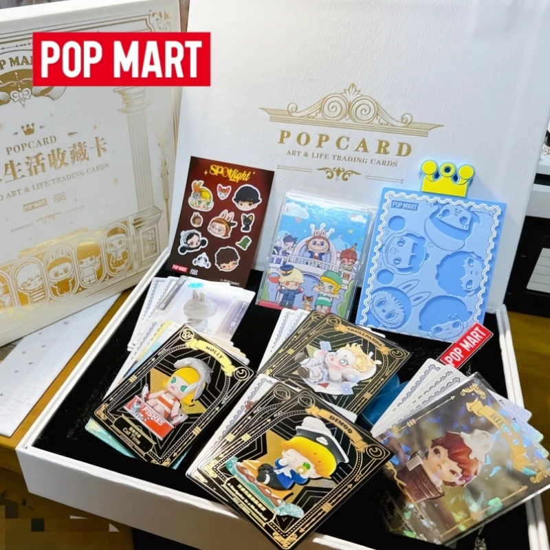 

POP MART POPCARD Art And Life Trading Cards Full Set Premium Collectible Trendy Toy Gift Box For Art Hobbyists And Collectors