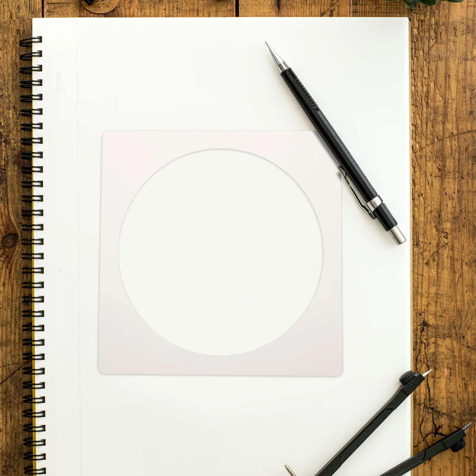 

8Pcs Round Painting Stencils Plastic Drawing Templates Creative DIY Stencils for Wall Decoration Arts Crafts Drawing Templates