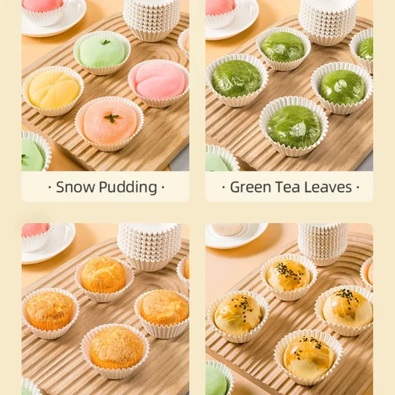 200/300/500 Stuks Gemengde Kleur Baking Cups Cupcakes Muffin Liners Papieren Beker Mallen Vetvrij Wrapper Voor party Bruiloft Verjaardag