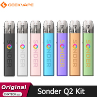 Original GeekVape Sonder Q2 Kit 1350mAh Battery 30W Vape with 3ml Q Pod Cartridge 0.8ohm Vaporizer Electronic Cigarette Vaping