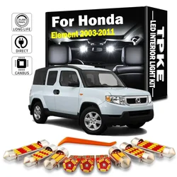 TPKE 8Pcs Car Accessories LED Interior Light kit For Honda Element 2003-2008 2009 2010 2011 Map Dome Trunk License Plate Lamp