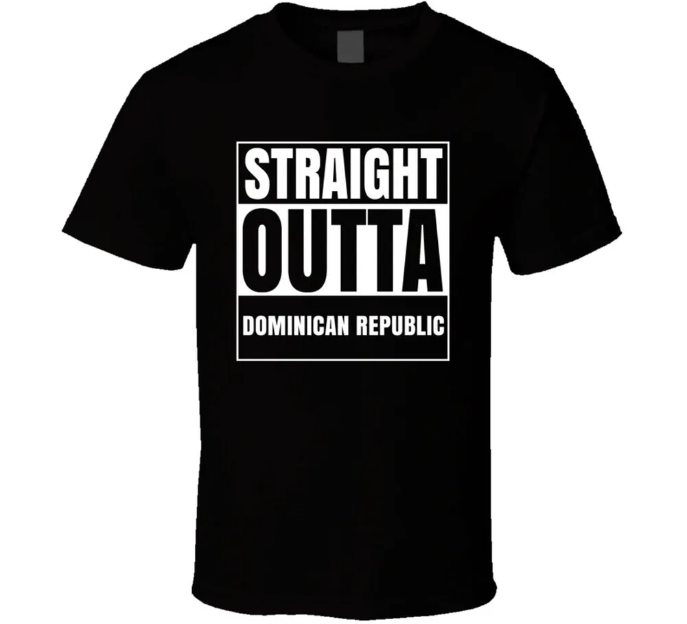 

Футболка с пародией Straight Outta Dominican Republic Country Pride Compton