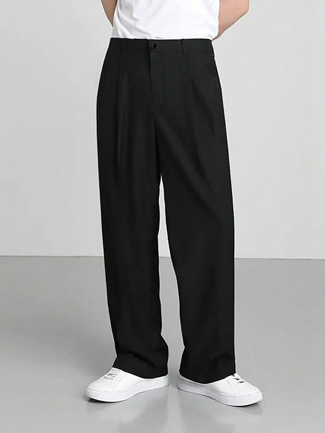 

Мужские повседневные брюки больших размеров из 100% полиэстера, модные, удобные, для отдыха