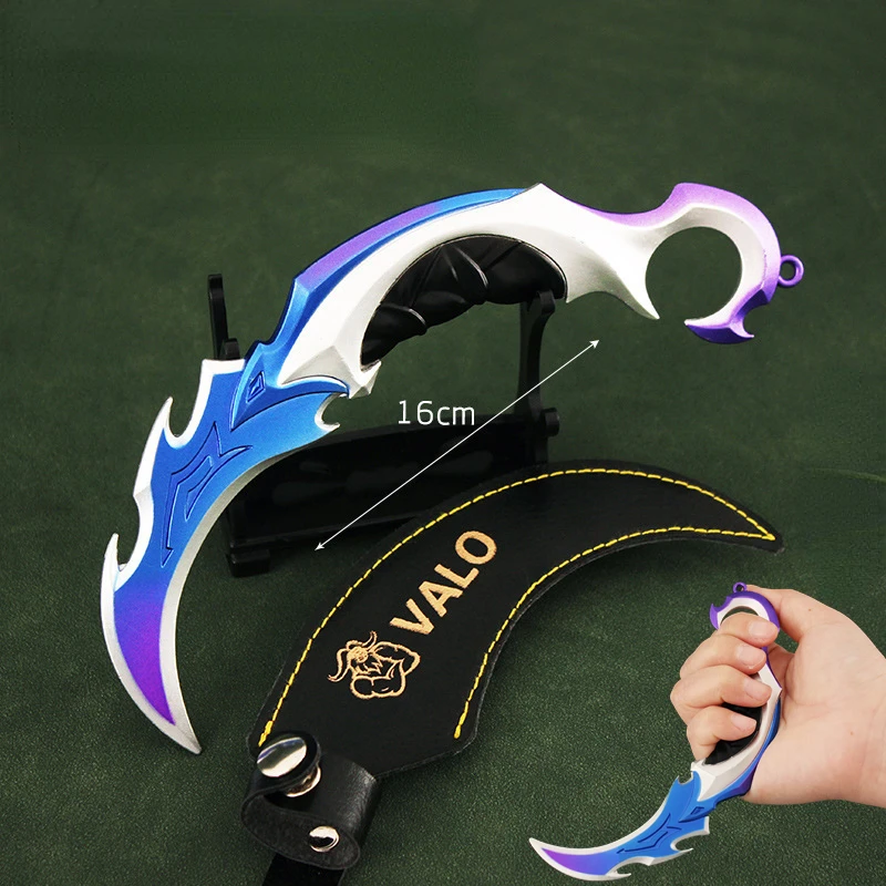 16cm solveant arma Melee Reaver 2.0 coltello Karambit metallo M4 gioco periferiche Samurai spada modello in lega portachiavi giocattolo regalo per bambini