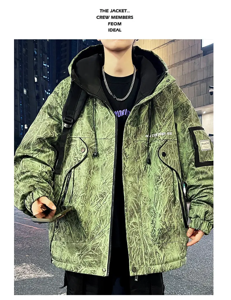 Mode 2026 Herbst Winter Herren Verdickte Kapuzen-Fleecejacke Jugendliche Streetwear Freizeit Warme Plüschjacke Winddichte Oberbekleidung – Detail 15