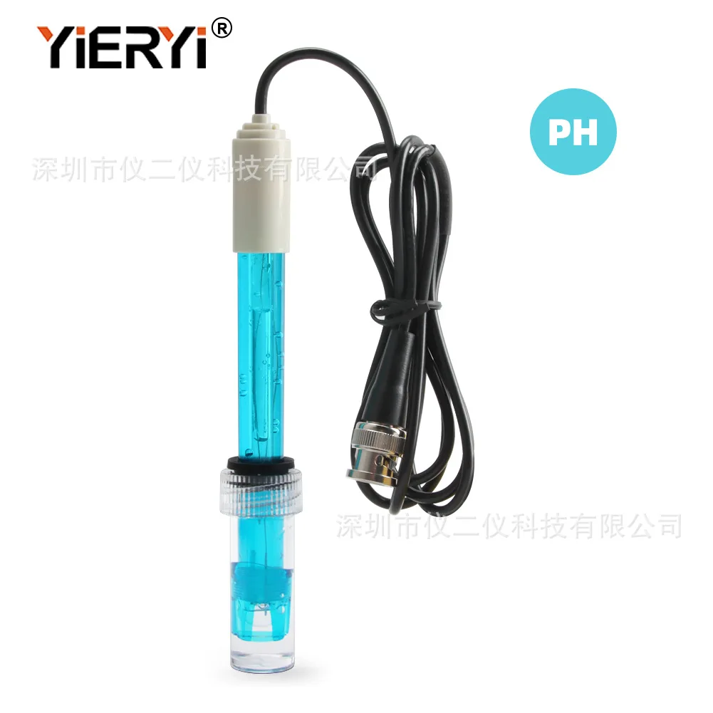 For BNC Interface ph-201PH Electrode Laboratory Composite Electrode Probe PH Sensor Hydroponic PH Meter Accessories