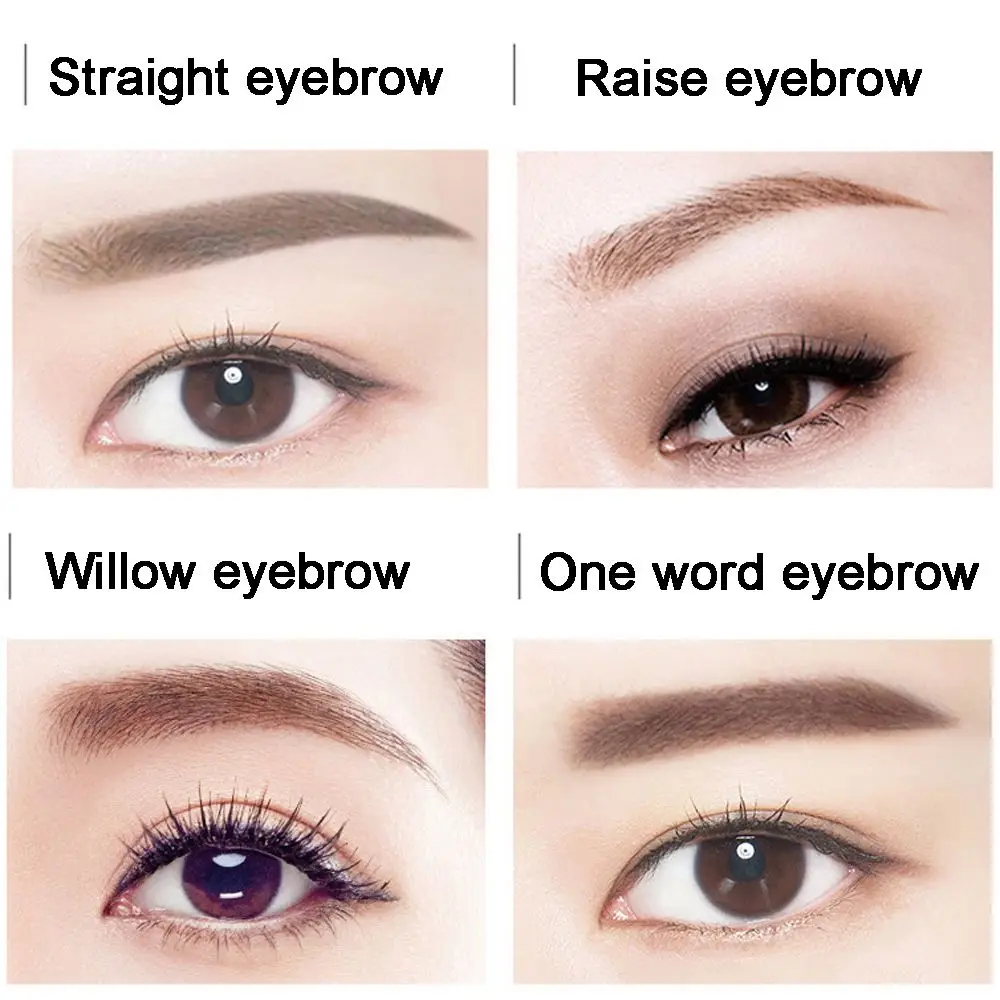 DIY Portable 2 Color Palette Beauty Cosmetic Kit Nasal Shadow Eyebrow Enhancer Makeup Tools Eyebrow Powder