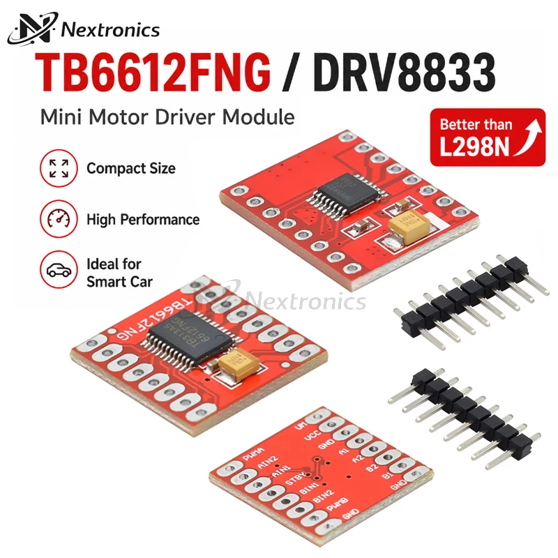 1/3/5/10PCS TB6612FNG DRV8833 Dual Motor Driver Module 1A H Bridge DC Motor Controller PWM Control for Arduino