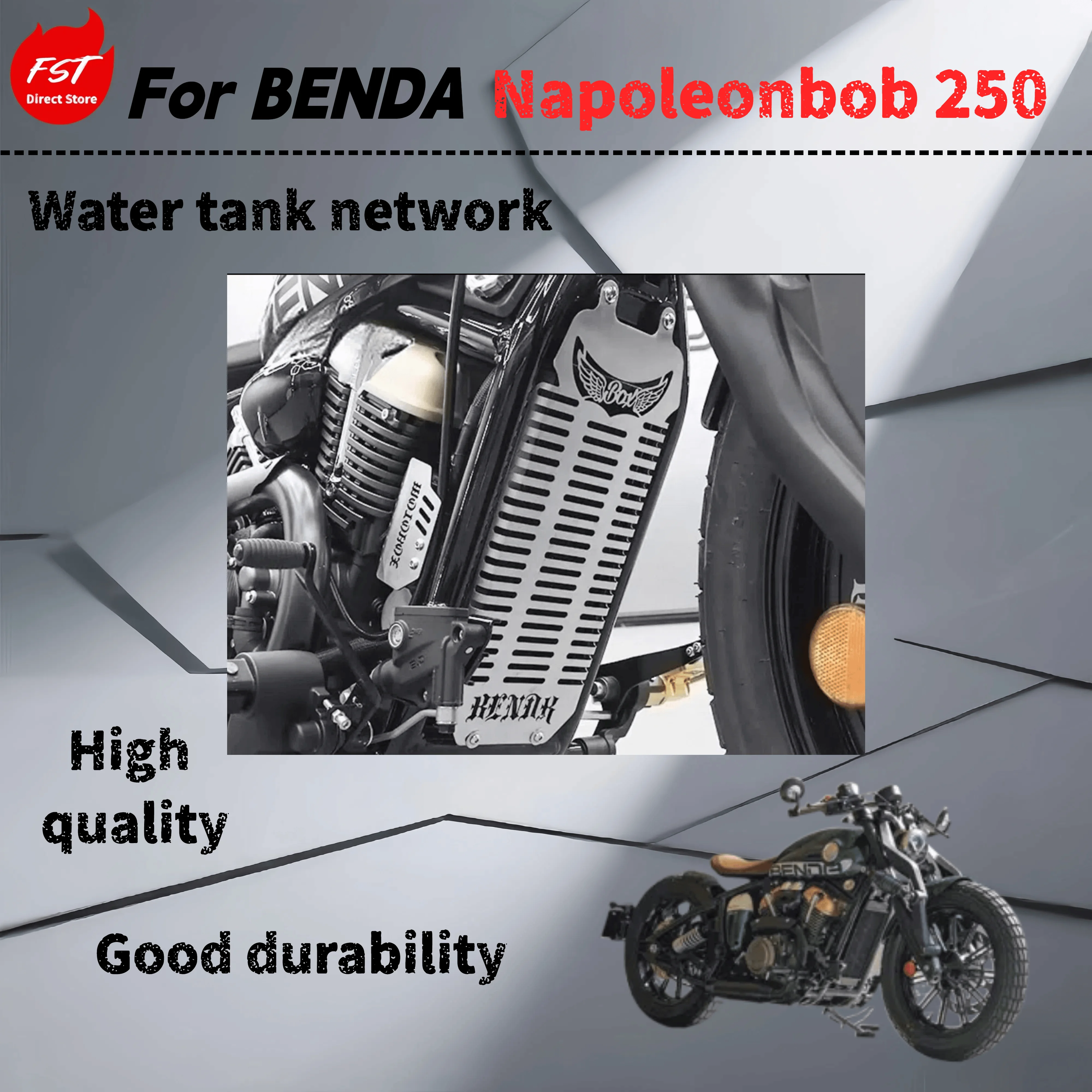 

For Benda Napoleonbob 250 retrofit tank mesh guard cover accessories