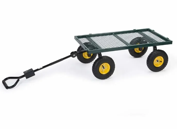 Utility Tractor Dumper Trolly Welding Mesh Trailer Cart Garden Tool Cart