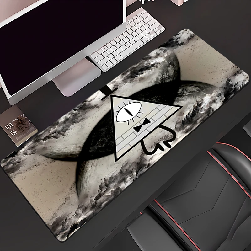 Bill Cipher Mouse Pad Gaming Laptops Keyboard Mat Deskmat Accessories Desk Protector Game player PC carpet Non-Slip Mousepads XL