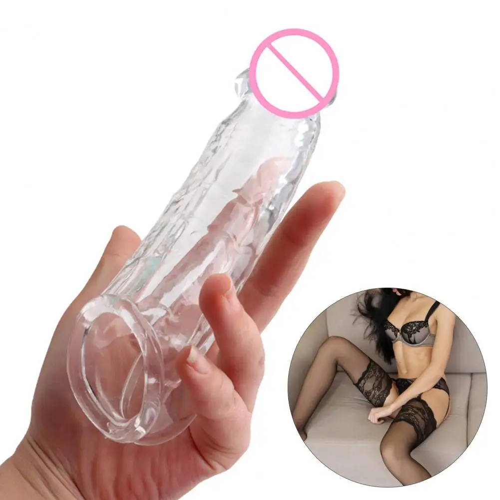 Cock Ring Lengthened Foreskin Ring Good Toughness Penis Delay Ring Compact Dildo Ring Delay Ejaculation Lock Ring for Sex