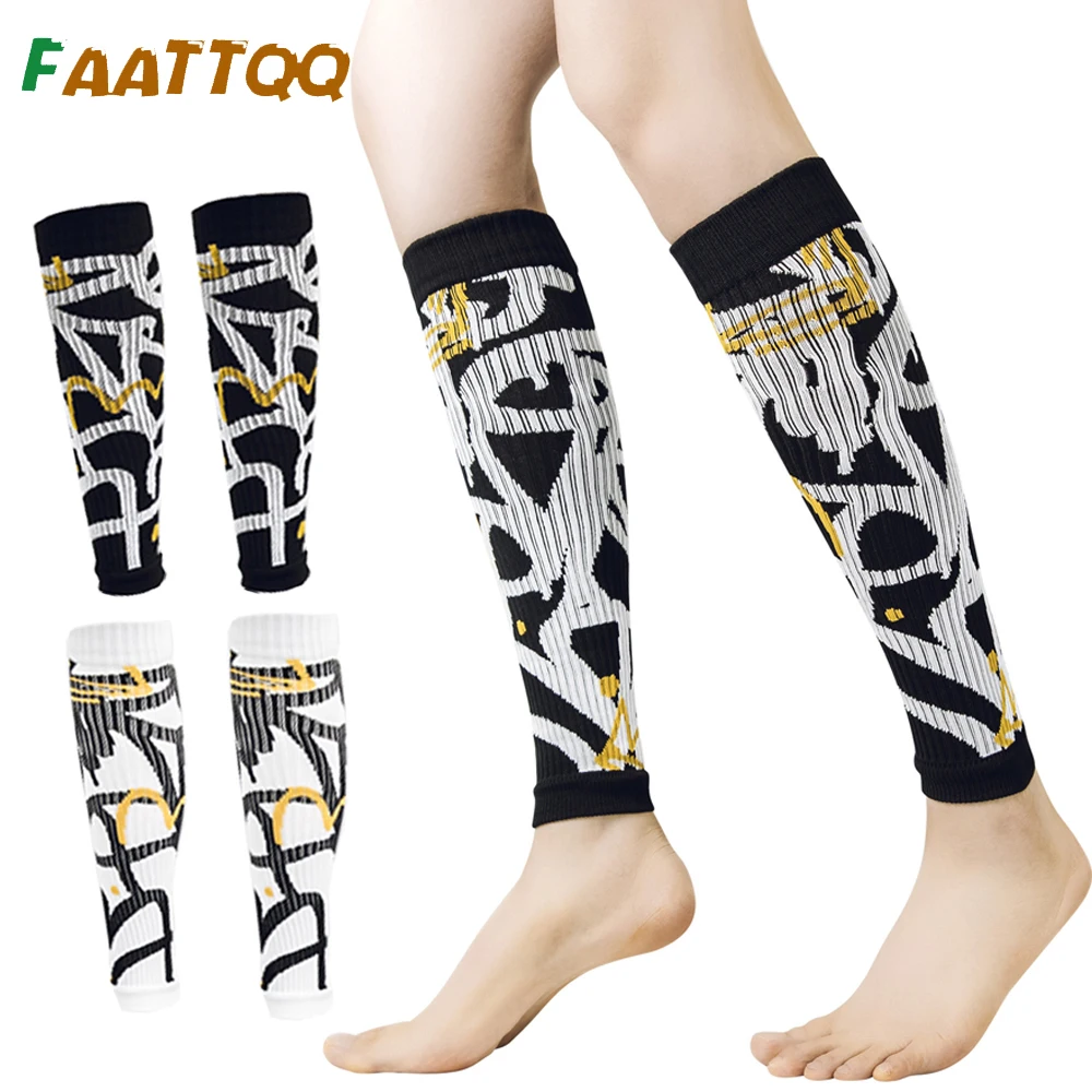 

FAATTQQ 1Pcs Calf Compression Sleeves for Men and Women - Leg Compression Sleeve - Footless Compression Socks for runners